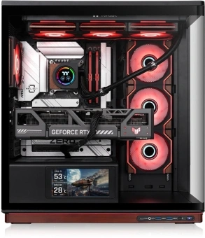 Корпус Thermaltake Stage 500 TG черный без БП E-ATX audio bott PSU - купить недорого с доставкой в интернет-магазине