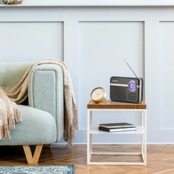 Радиоприемник настольный Vitek VT-3592 черный - купить недорого с доставкой в интернет-магазине