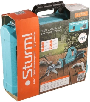 Сабельная пила Sturm! CRS1201C аккум. 2700ход/мин - купить недорого с доставкой в интернет-магазине
