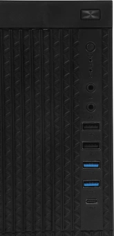 Корпус Formula SFF T11 черный без БП mATX 1x80mm 2xUSB2.0 2xUSB3.0 1xUSB3.1 audio - купить недорого с доставкой в интернет-магазине