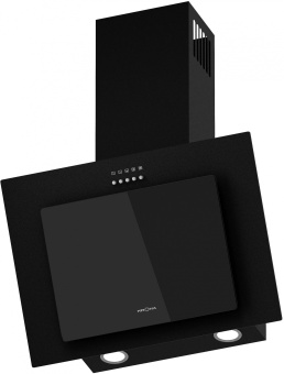 Вытяжка каминная Krona Vierkant 600 Pb черный управление: кнопочное (1 мотор) - купить недорого с доставкой в интернет-магазине