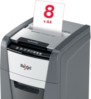 Шредер Rexel Optimum AutoFeed 90X черный с автоподачей (секр.P-4) фрагменты 90лист. 34лтр. скрепки скобы пл.карты - купить недорого с доставкой в интернет-магазине