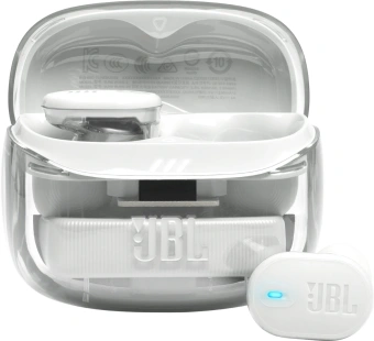 Гарнитура внутриканальные JBL Tune Buds 2 Ghost белый беспроводные bluetooth в ушной раковине (JBLTBUDS2GWHT) - купить недорого с доставкой в интернет-магазине
