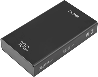 Мобильный аккумулятор Digma DGPD100WA 20000mAh QC3.0/PD3.0 100W 5A 2xUSB-A/2xUSB-C черный (DGPD20A100ABK) - купить недорого с доставкой в интернет-магазине