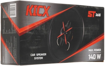 Колонки автомобильные Kicx ST 165 140Вт 92дБ 4Ом 16.5см (6 1/2дюйм) (ком.:2кол.) коаксиальные трехполосные - купить недорого с доставкой в интернет-магазине