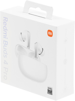 Гарнитура внутриканальные Xiaomi Redmi Buds 4 Pro M2132E1 белый беспроводные bluetooth в ушной раковине (BHR5897GL) - купить недорого с доставкой в интернет-магазине