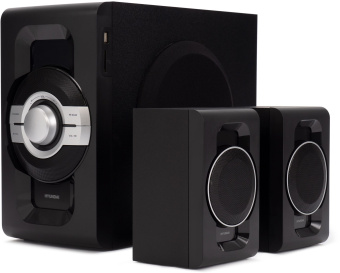 Микросистема Hyundai H-MS1403 черный 60Вт FM USB BT SD - купить недорого с доставкой в интернет-магазине