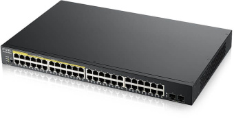 Коммутатор Zyxel GS190048HPV2-EU0101F (L2) 48x1Гбит/с 2SFP 24PoE+ 170W управляемый - купить недорого с доставкой в интернет-магазине