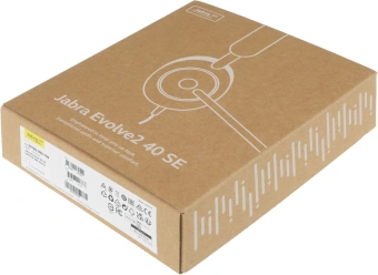 Наушники с микрофоном Jabra Evolve2 40 SE USB-C/A черный 1.5м накладные USB оголовье (24189-999-799) - купить недорого с доставкой в интернет-магазине
