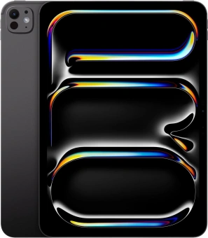 Планшет Apple iPad Pro 2024 A2836 M4 9C RAM8Gb ROM256Gb 11" OLED 2420x1668 iOS черный космос 12Mpix 12Mpix BT WiFi 10hr - купить недорого с доставкой в интернет-магазине