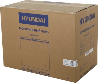 Морозильный ларь Hyundai CH3091WT белый - купить недорого с доставкой в интернет-магазине