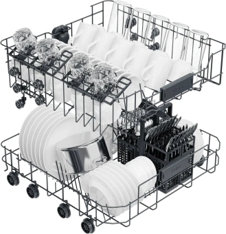 Посудомоечная машина встраив. Haier HDWE14-592RU 2050Вт узкая серебристый - купить недорого с доставкой в интернет-магазине