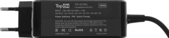 Адаптер TopON TOP-DE100Q автоматический 100W 5V-20V 5A от бытовой электросети - купить недорого с доставкой в интернет-магазине