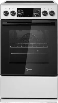 Плита Электрическая Midea MFO-D4E20T9E(WH) белый - купить недорого с доставкой в интернет-магазине