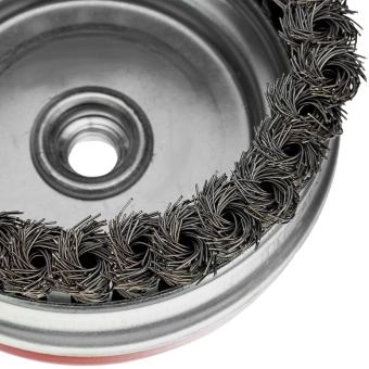 Щетка дисковая по мет. Matrix 74674 d=125мм d(посад.)=14мм (угловые шлифмашины) (упак.:1шт) - купить недорого с доставкой в интернет-магазине