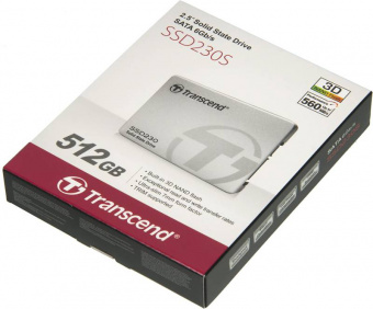 Накопитель SSD Transcend SATA III 512Gb TS512GSSD230S 2.5" - купить недорого с доставкой в интернет-магазине