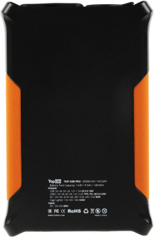 Мобильный аккумулятор TopON TOP-X38PRO 38000mAh QC3.0/PD3.0 160W 3A черный/оранжевый (103362) - купить недорого с доставкой в интернет-магазине