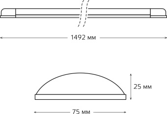 Светильник Gauss 144126350 50Вт 6500K - купить недорого с доставкой в интернет-магазине