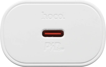 Сетевое зар./устр. Hoco N22 25W (PD+QC+AFC) USB Type-C универсальное белый - купить недорого с доставкой в интернет-магазине