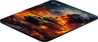 Коврик для мыши Cactus CS-MP-D04M Burning tank 300x250x3мм - купить недорого с доставкой в интернет-магазине