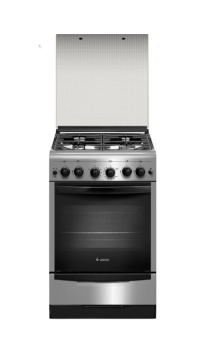 Плита Газовая Gefest ПГ 5100-02 0004 нержавеющая сталь (стеклянная крышка) реш.чугун - купить недорого с доставкой в интернет-магазине
