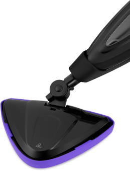 Швабра паровая Kitfort КТ-1051 1500Вт черный/фиолетовый - купить недорого с доставкой в интернет-магазине