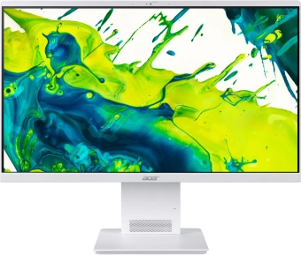 Моноблок Acer Aspire S24B-GMTL-U 23.8" Full HD Core Ultra 7 155U (1.7) 16Gb SSD512Gb Arc graphics Eshell GbitEth WiFi BT 90W клавиатура мышь Cam белый 1920x1080 - купить недорого с доставкой в интернет-магазине