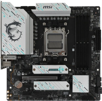 Материнская плата MSI B650M GAMING PLUS WIFI Socket AM5 AMD B650 4xDDR5 mATX AC`97 8ch(7.1) 2.5Gg RAID+VGA+HDMI+DP - купить недорого с доставкой в интернет-магазине