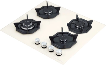 Газовая варочная поверхность Maunfeld EGHG.64.23CBG/G бежевый - купить недорого с доставкой в интернет-магазине