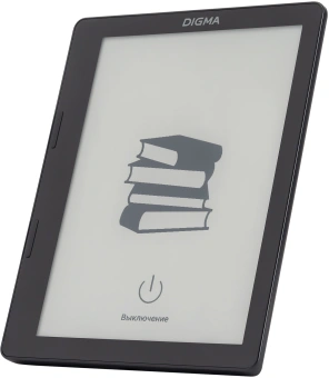 Электронная книга Digma F4 5.83" E-Ink 680x920 Touch Screen 1.2Ghz 1Gb/8Gb/SD/microSDHC/подсветка дисплея черный - купить недорого с доставкой в интернет-магазине