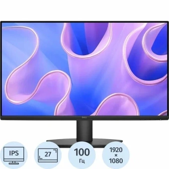 Монитор Dell 27" E2725HM черный IPS LED 5ms 16:9 HDMI матовая 1000:1 300cd 178гр/178гр 1920x1080 100Hz VGA DP FHD 3.57кг - купить недорого с доставкой в интернет-магазине