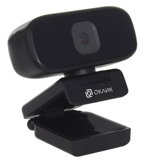 Камера Web Оклик OK-C015HD черный 1Mpix (1280x720) USB2.0 с микрофоном - купить недорого с доставкой в интернет-магазине