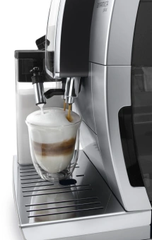 Кофемашина Delonghi Dinamica Plus ECAM380.85.SB 1450Вт серебристый/черный - купить недорого с доставкой в интернет-магазине