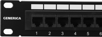 Патч-панель ITK PP24-1UC5EU-K05-G 19" 1U 24xRJ45 кат.5E UTP - купить недорого с доставкой в интернет-магазине