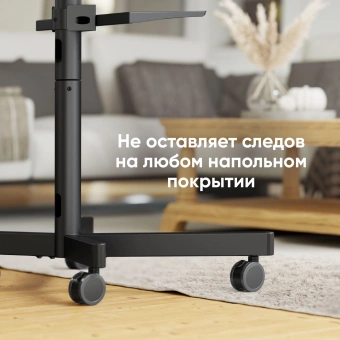 Стойка для телевизора Onkron TS1137 черный 20"-60" макс.45кг напольный мобильный - купить недорого с доставкой в интернет-магазине