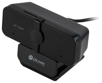 Камера Web Оклик OK-C21FH черный 2Mpix (1920x1080) USB2.0 с микрофоном - купить недорого с доставкой в интернет-магазине