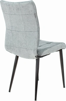 Стул для дома Бюрократ CH-K10 серо-голуб. Light 28 металл черный на ножках (CH-K10_1/LT28) - купить недорого с доставкой в интернет-магазине