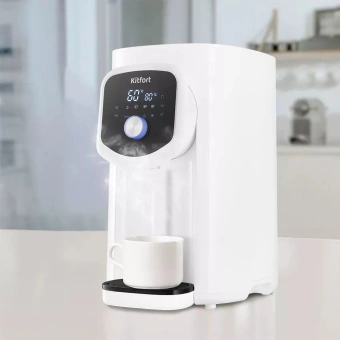 Термопот Kitfort КТ-2518 4.9л. 1450Вт белый - купить недорого с доставкой в интернет-магазине