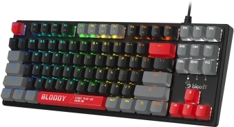Клавиатура A4Tech S310N механическая черный/красный USB Multimedia for gamer - купить недорого с доставкой в интернет-магазине