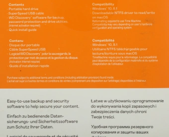 Жесткий диск WD USB3.2 Gen1 2TB WDBYVG0020BBK-WESN My Passport 2.5" черный - купить недорого с доставкой в интернет-магазине
