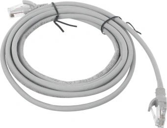 Патч-корд NTSS NTSS-PC-UTP-RJ45-5e-3.0-LSZH-GY UTP RJ-45 вил.-вилка RJ-45 кат.5E 3м серый LSZH 26AWG - купить недорого с доставкой в интернет-магазине