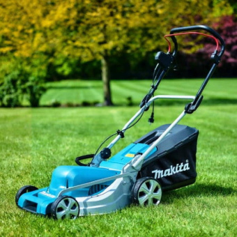 Газонокосилка роторная Makita ELM4121 1600Вт - купить недорого с доставкой в интернет-магазине