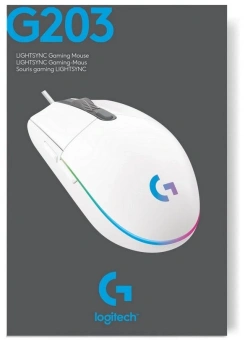 Мышь Logitech G102 LightSync белый оптическая 8000dpi USB 6but (910-005809) - купить недорого с доставкой в интернет-магазине
