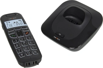 Р/Телефон Dect Texet TX-D7505A черный АОН - купить недорого с доставкой в интернет-магазине