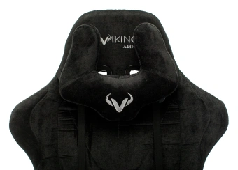 Кресло игровое Zombie VIKING KNIGHT Fabric черный Light-20 с подголов. крестов. металл - купить недорого с доставкой в интернет-магазине