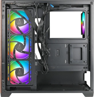 Корпус Azza Neptune черный без БП ATX 5x120mm 2x140mm 2xUSB2.0 1xUSB3.0 audio bott PSU - купить недорого с доставкой в интернет-магазине