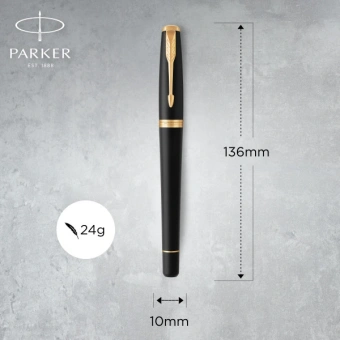 Ручка перьев. Parker Urban Core F309 (1931593) Muted Black GT F сталь нержавеющая подар.кор. - купить недорого с доставкой в интернет-магазине