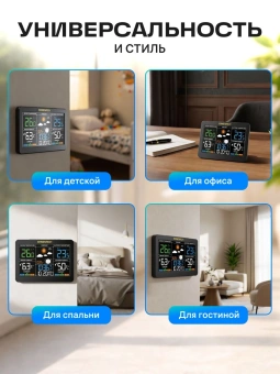 Термогигрометр Ermenrich Report WR60 портативный черный (86037) - купить недорого с доставкой в интернет-магазине