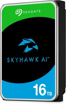 Жесткий диск Seagate SATA-III 16TB ST16000VE004 Surveillance SkyHawkAI 512E (7200rpm) 512Mb 3.5" - купить недорого с доставкой в интернет-магазине