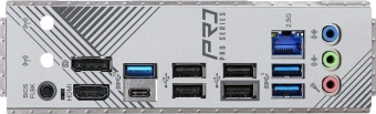 Материнская плата Asrock B650M PRO RS Socket AM5 AMD B650 4xDDR5 mATX AC`97 8ch(7.1) 2.5Gg RAID+HDMI+DP - купить недорого с доставкой в интернет-магазине